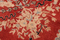 handmade Traditional Kafkaz Rust Black Hand Knotted RECTANGLE 100% WOOL area rug 9 x 12