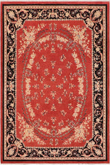 handmade Traditional Kafkaz Rust Black Hand Knotted RECTANGLE 100% WOOL area rug 9 x 12