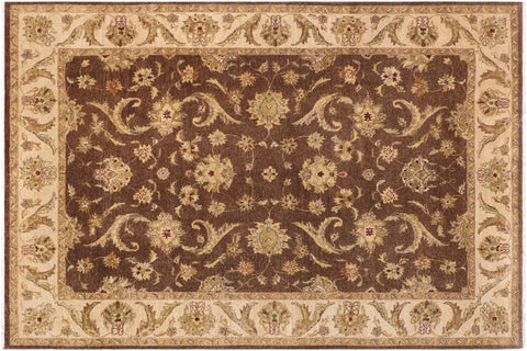 Chic Ziegler Elke Brown/Tan Hand Knotted Wool Rug - 8'8'' x 12'1''