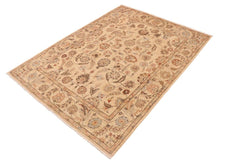 handmade Traditional Kafkaz Beige Tan Hand Knotted RECTANGLE 100% WOOL area rug 9 x 12