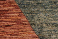 handmade Modern Gabbeh Rust Brown Hand Knotted RECTANGLE 100% WOOL area rug 7' x 10'