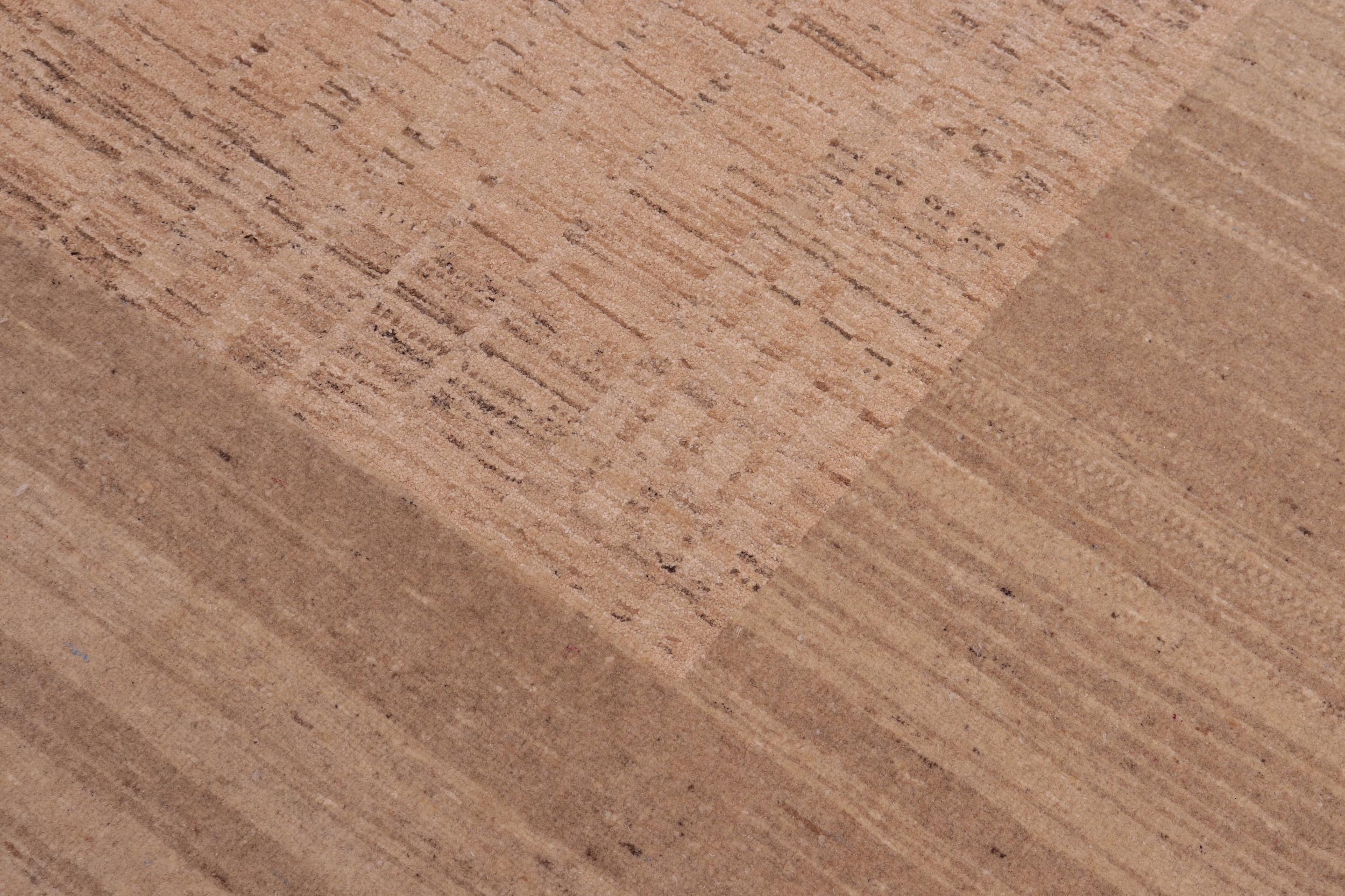 handmade Modern Gabbeh Tan Beige Hand Knotted RECTANGLE 100% WOOL area rug 6' x 9'
