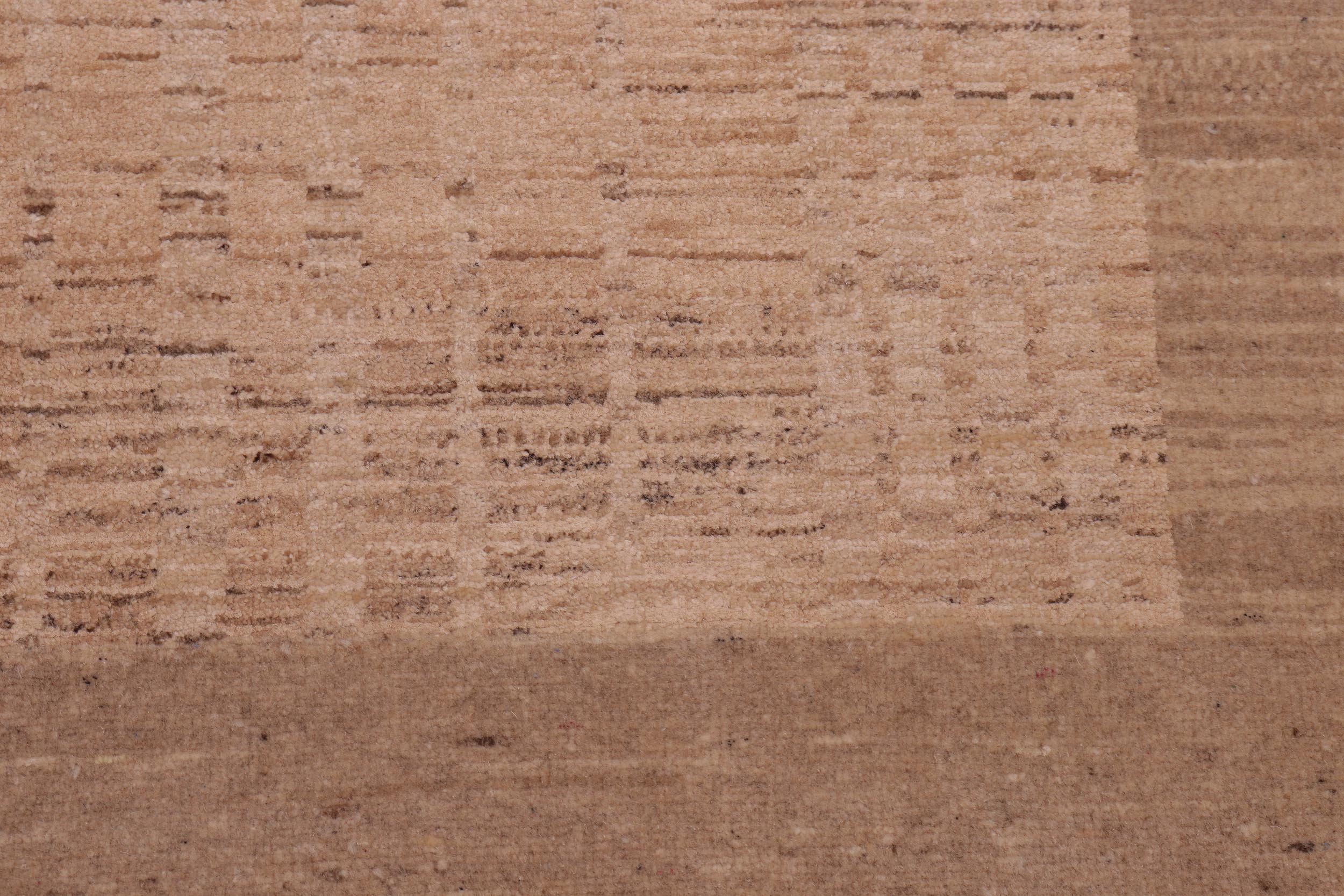 handmade Modern Gabbeh Tan Beige Hand Knotted RECTANGLE 100% WOOL area rug 6' x 9'