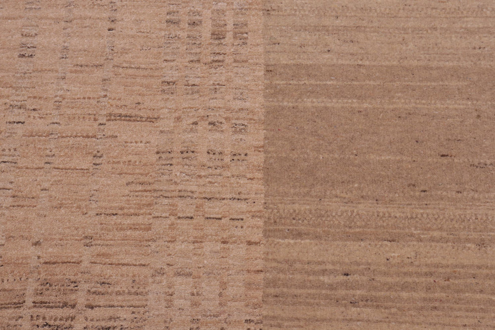 handmade Modern Gabbeh Tan Beige Hand Knotted RECTANGLE 100% WOOL area rug 6' x 9'