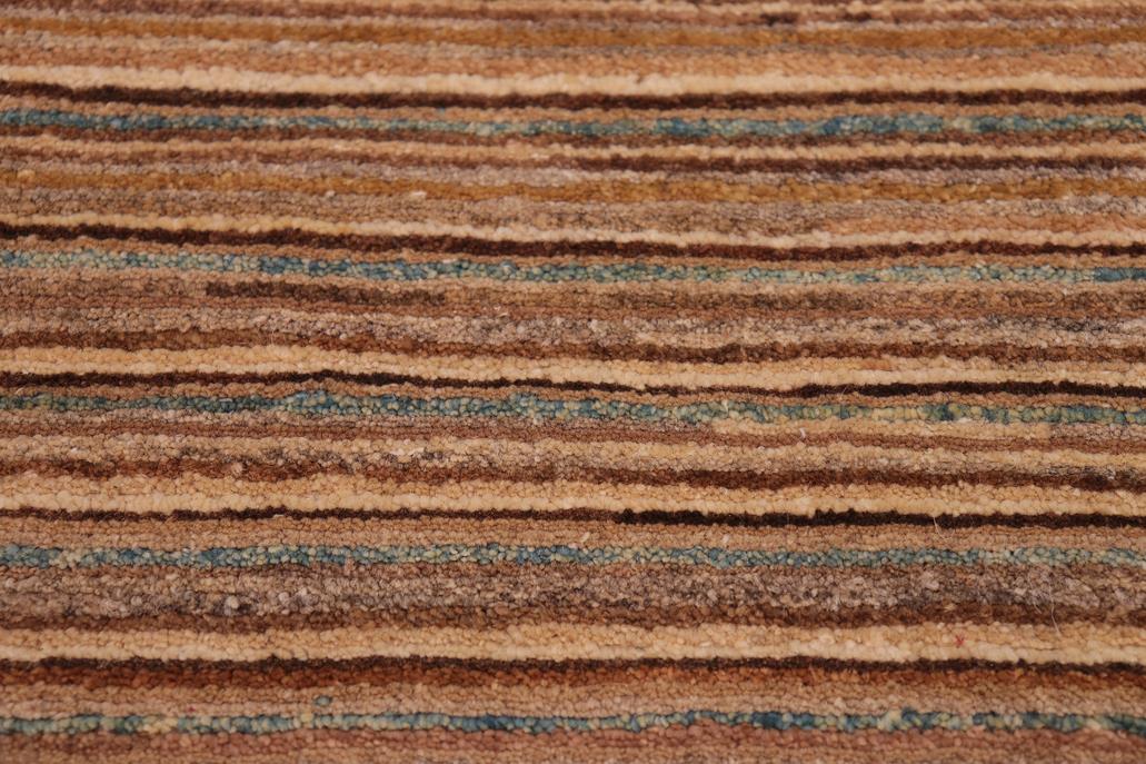 handmade Modern Gabbeh Multi Multi Hand Knotted RECTANGLE 100% WOOL area rug 6  x 9 