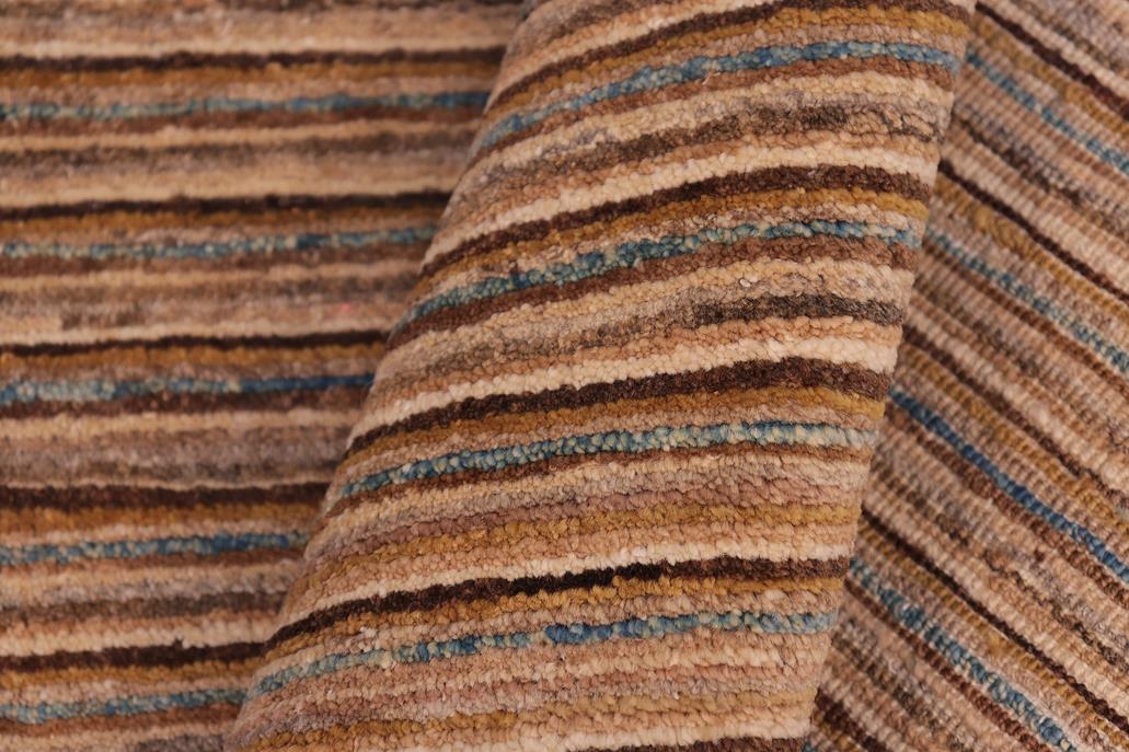 handmade Modern Gabbeh Multi Multi Hand Knotted RECTANGLE 100% WOOL area rug 6  x 9 