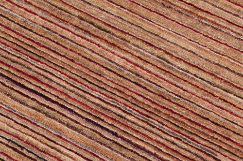 handmade Modern Gabbeh Tan Beige Hand Knotted RECTANGLE 100% WOOL area rug 6' x 9'