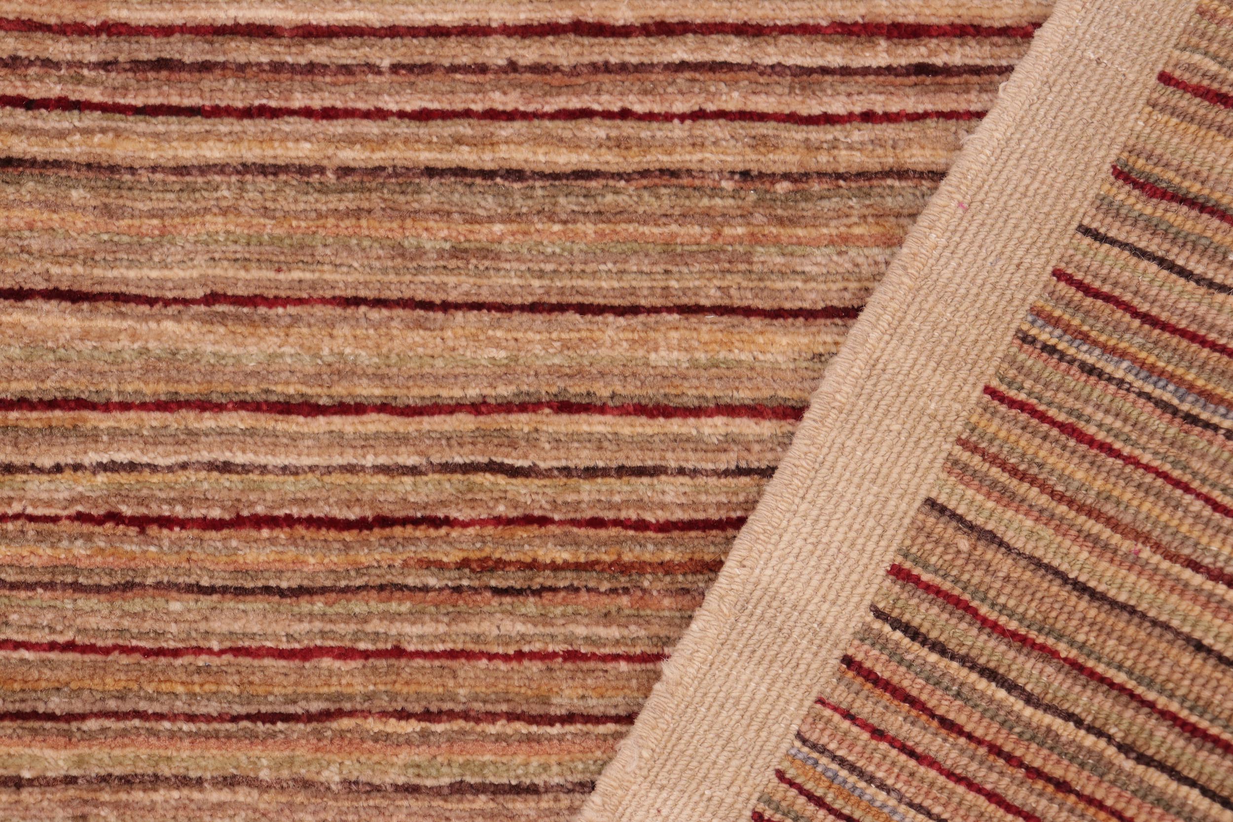 handmade Modern Gabbeh Tan Beige Hand Knotted RECTANGLE 100% WOOL area rug 6' x 9'