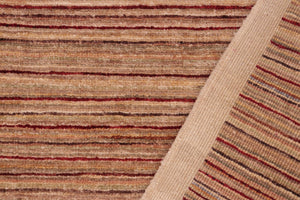handmade Modern Gabbeh Tan Beige Hand Knotted RECTANGLE 100% WOOL area rug 6' x 9'