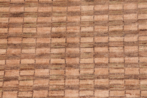 handmade Modern Gabbeh Brown Green Hand Knotted RECTANGLE 100% WOOL area rug 6' x 9'