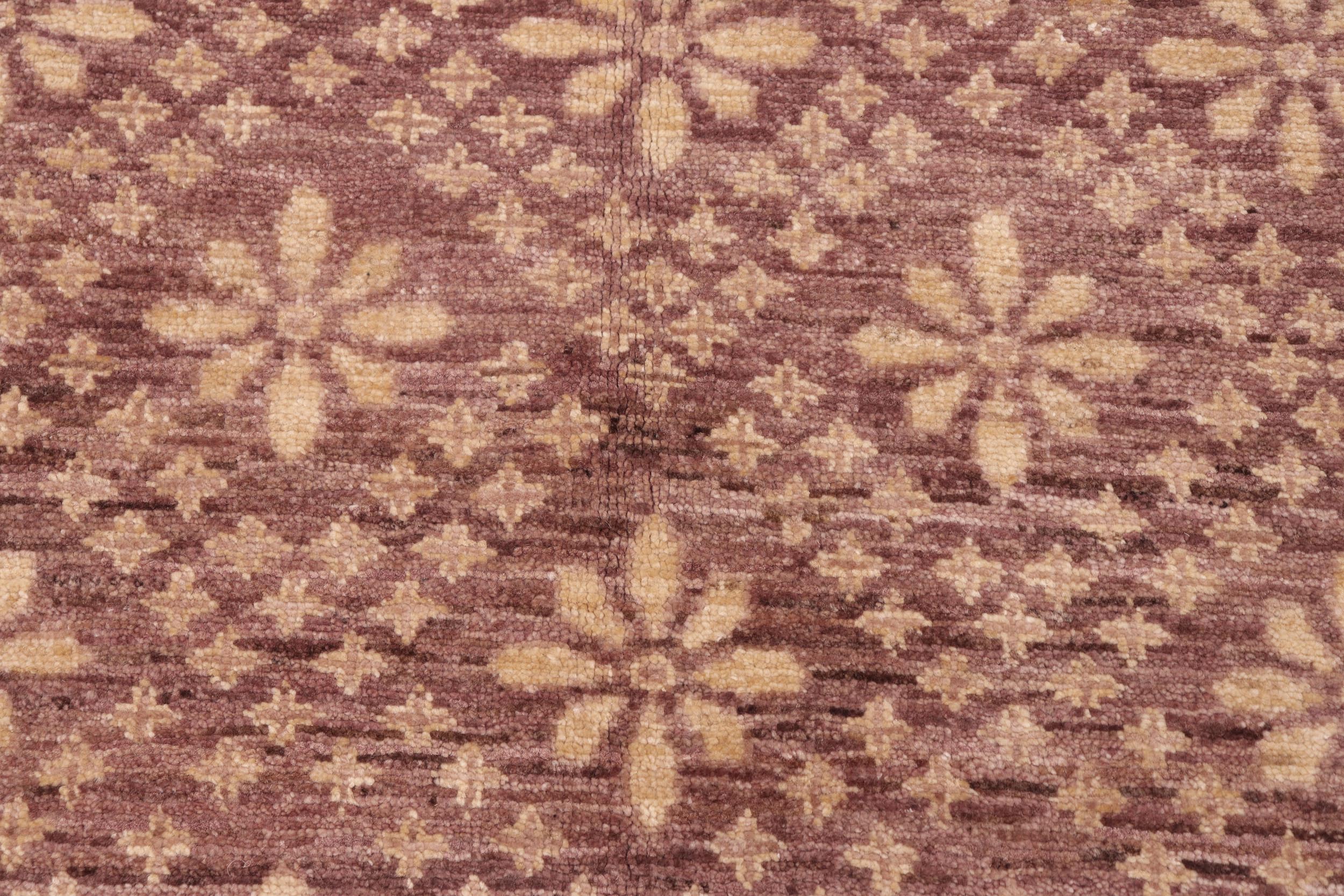handmade Modern Kafkaz Red Gold Hand Knotted RECTANGLE 100% WOOL area rug 6' x 9'