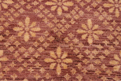 handmade Transitional Kafkaz Red Gold Hand Knotted RECTANGLE 100% WOOL area rug 6 x 9