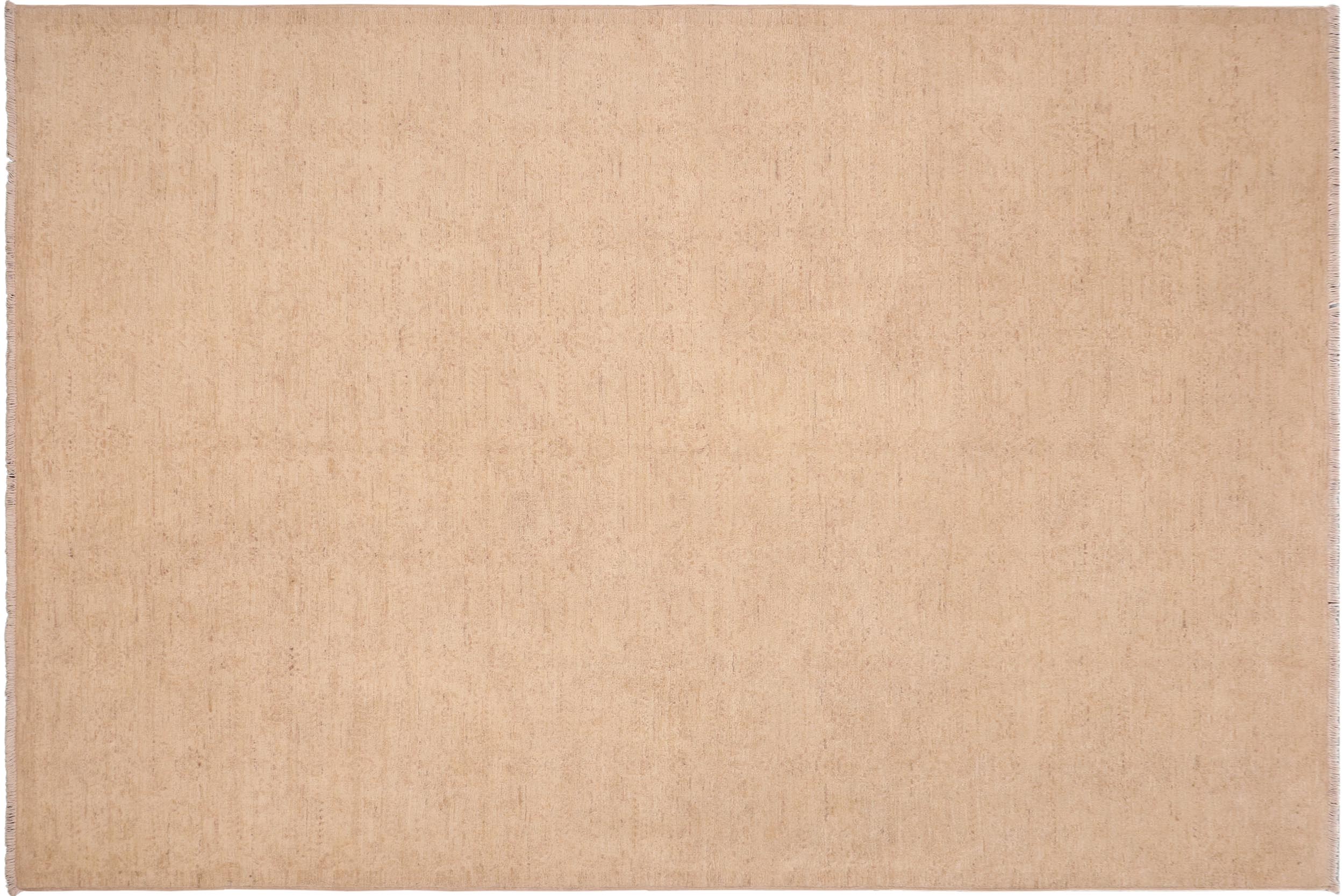 handmade Modern Kafkaz Tan Tan Hand Knotted RECTANGLE 100% WOOL area rug 6' x 9'