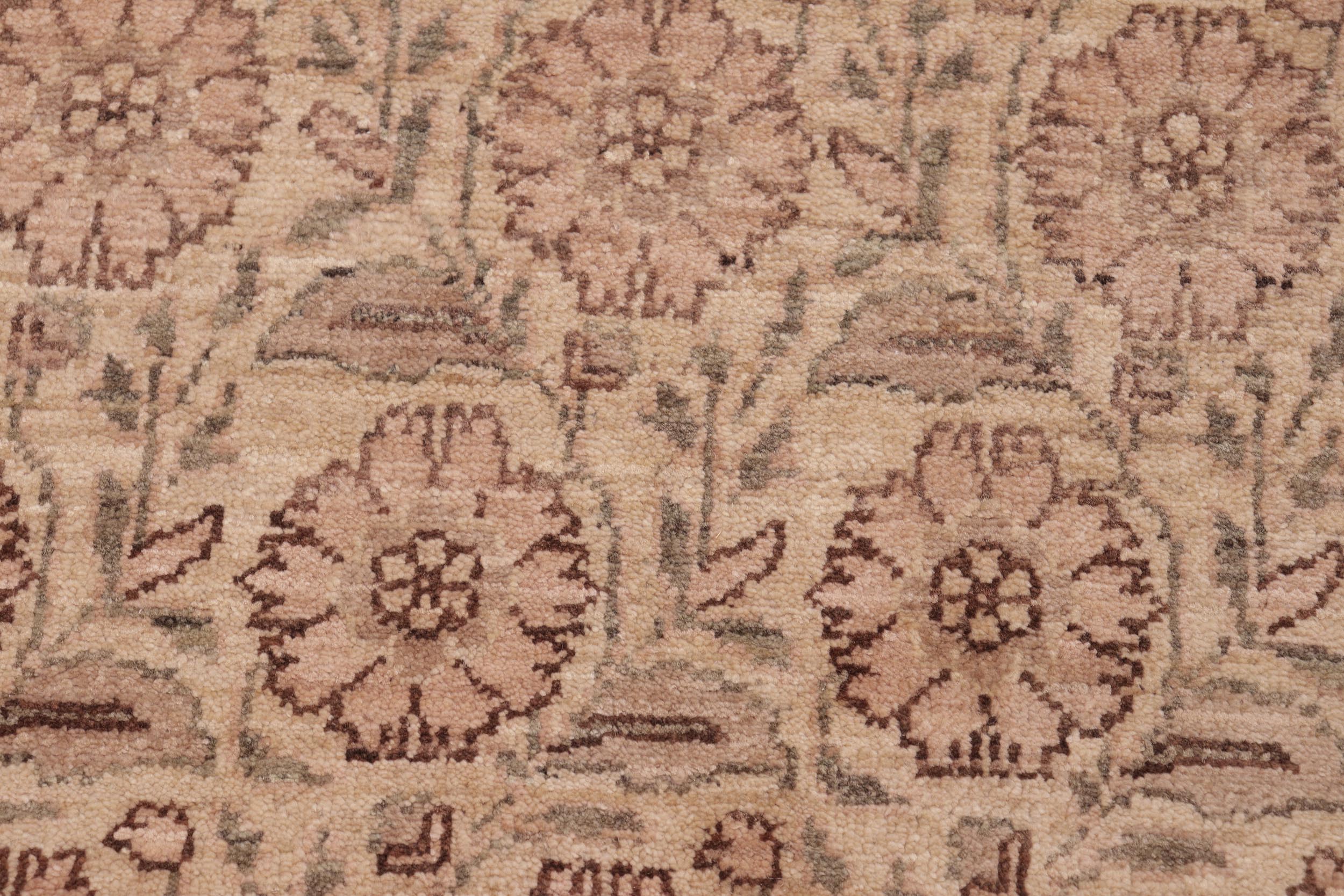 handmade Modern Kafkaz Red Tan Hand Knotted RECTANGLE 100% WOOL area rug 6' x 9'