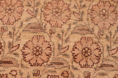 handmade Transitional Kafkaz Red Tan Hand Knotted RECTANGLE 100% WOOL area rug 6 x 9