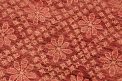 handmade Transitional Kafkaz Red Gold Hand Knotted RECTANGLE 100% WOOL area rug 6 x 9