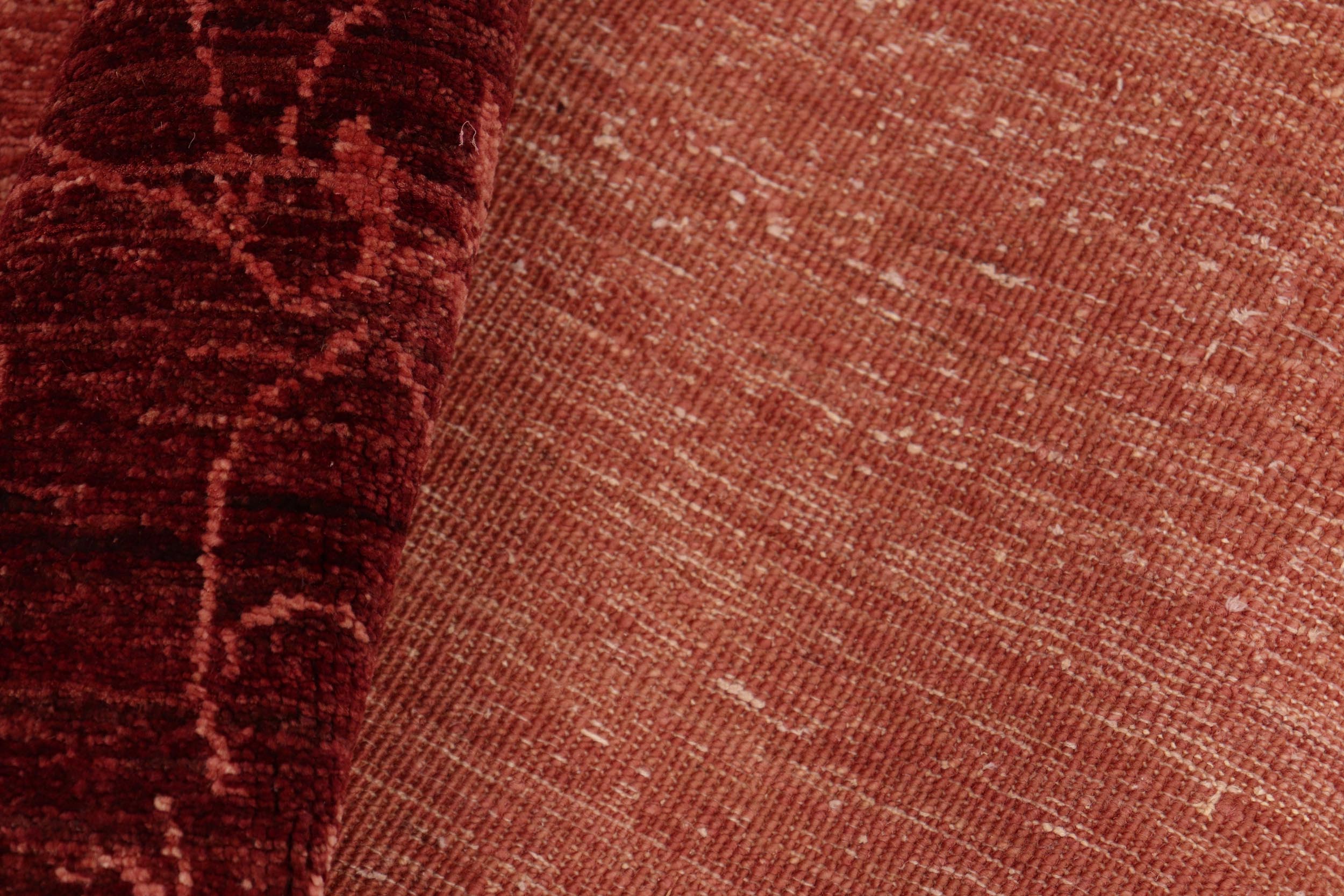 handmade Modern Kafkaz Red Red Hand Knotted RECTANGLE 100% WOOL area rug 6' x 8'