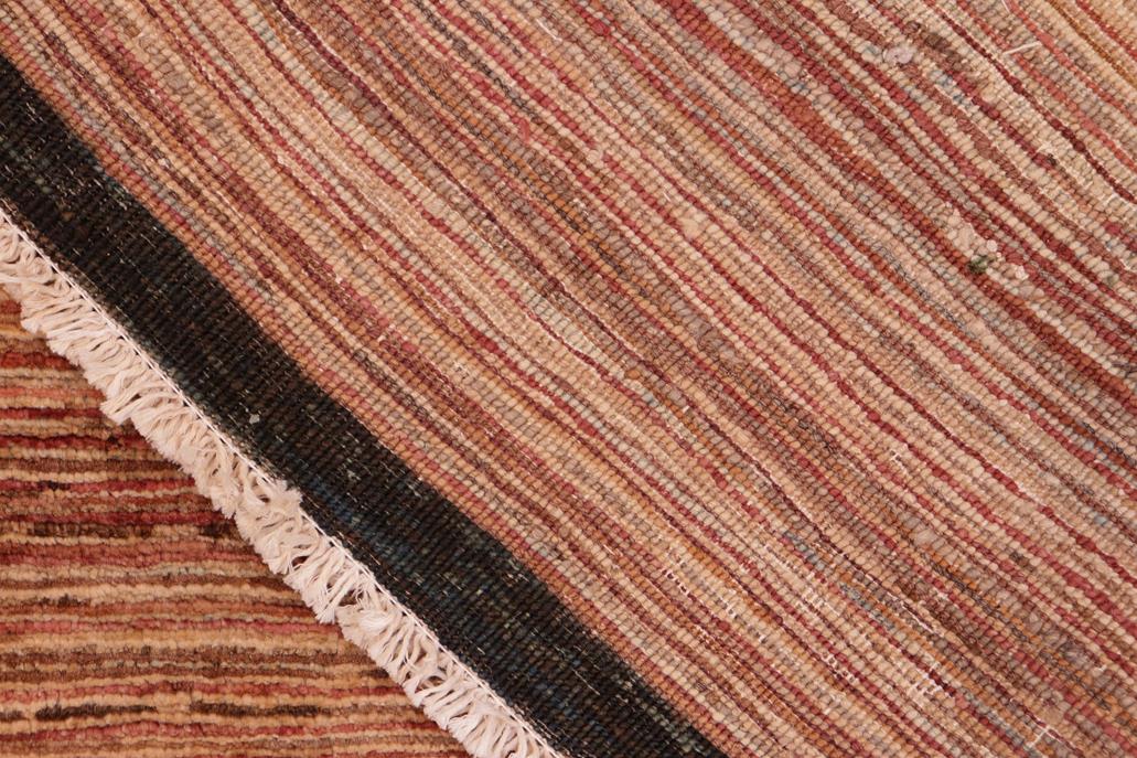 handmade Modern Gabbeh Beige Black Hand Knotted RECTANGLE 100% WOOL area rug 6  x 9 