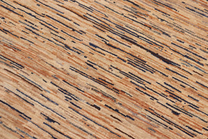 handmade Modern Gabbeh Tan Beige Hand Knotted RECTANGLE 100% WOOL area rug 6' x 9'