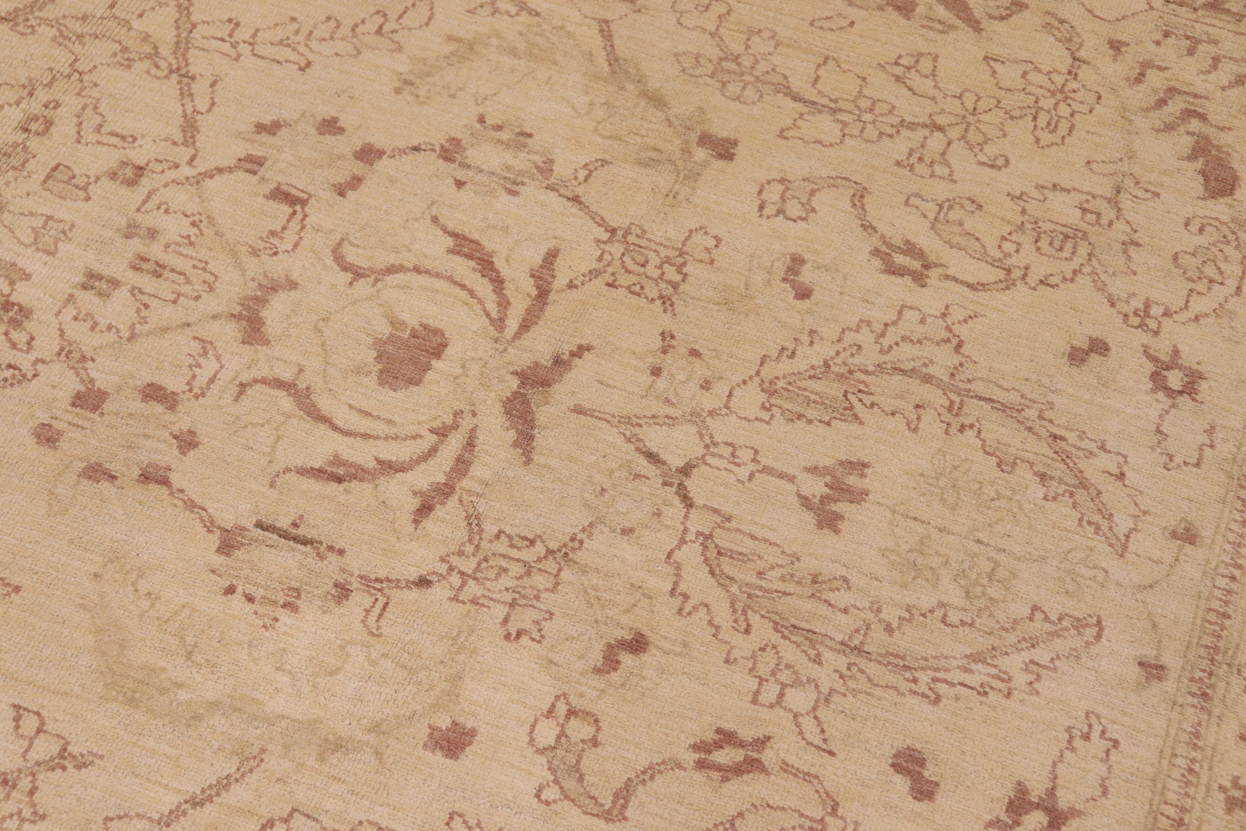 handmade Traditional Kafkaz Beige Brown Hand Knotted RECTANGLE 100% WOOL area rug 10x13