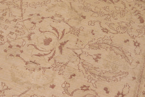 handmade Traditional Kafkaz Beige Brown Hand Knotted RECTANGLE 100% WOOL area rug 10x13
