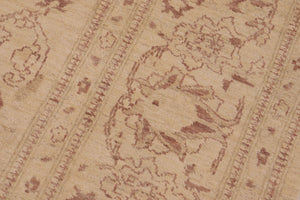handmade Traditional Kafkaz Beige Brown Hand Knotted RECTANGLE 100% WOOL area rug 10x13