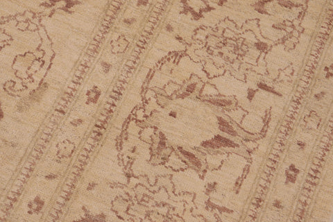handmade Traditional Kafkaz Beige Brown Hand Knotted RECTANGLE 100% WOOL area rug 10x13