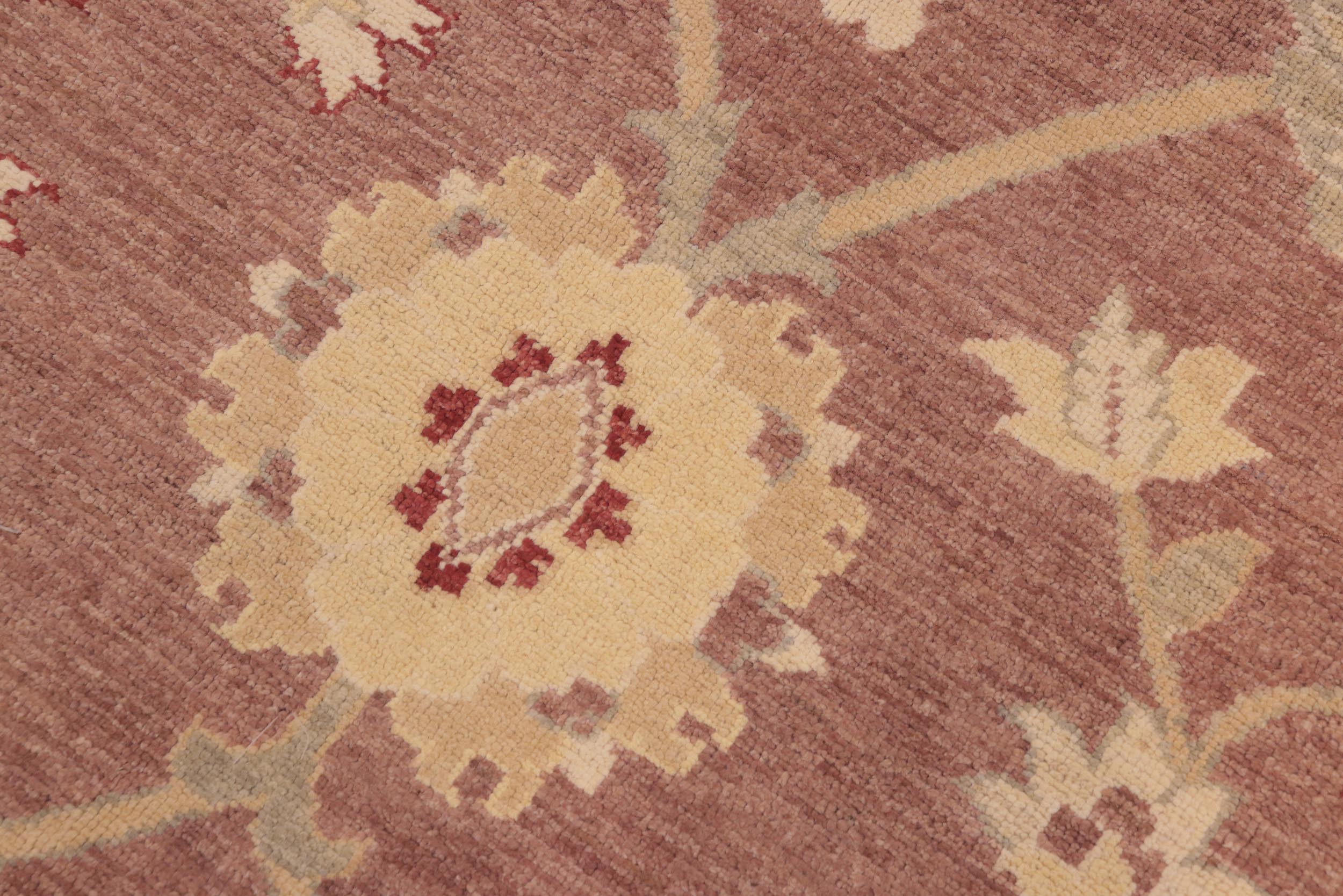 handmade Transitional Kafkaz Brown Tan Hand Knotted RECTANGLE 100% WOOL area rug 10' x 14'