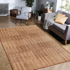 handmade Modern Kafkaz Lt. Brown Green Hand Knotted RECTANGLE 100% WOOL area rug 10' x 14'