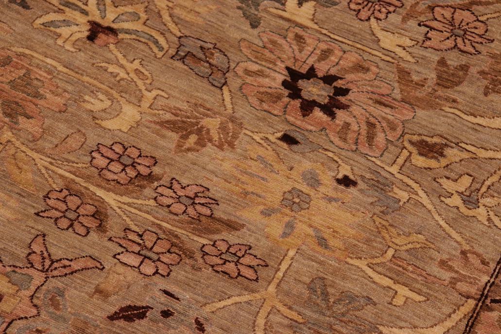 handmade Traditional Kafkaz Gray Tan Hand Knotted RECTANGLE 100% WOOL area rug 10 x 14