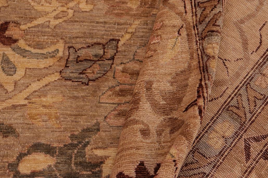 handmade Traditional Kafkaz Gray Tan Hand Knotted RECTANGLE 100% WOOL area rug 10 x 14