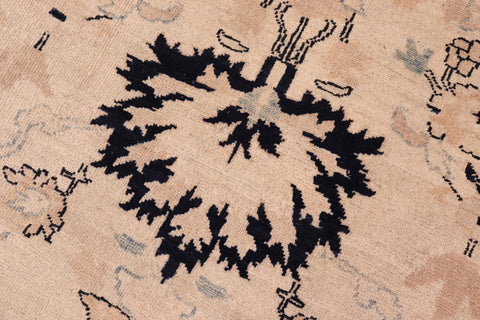 handmade Transitional Kafkaz Tan Lt. Brown Hand Knotted RECTANGLE 100% WOOL area rug 10' x 14'
