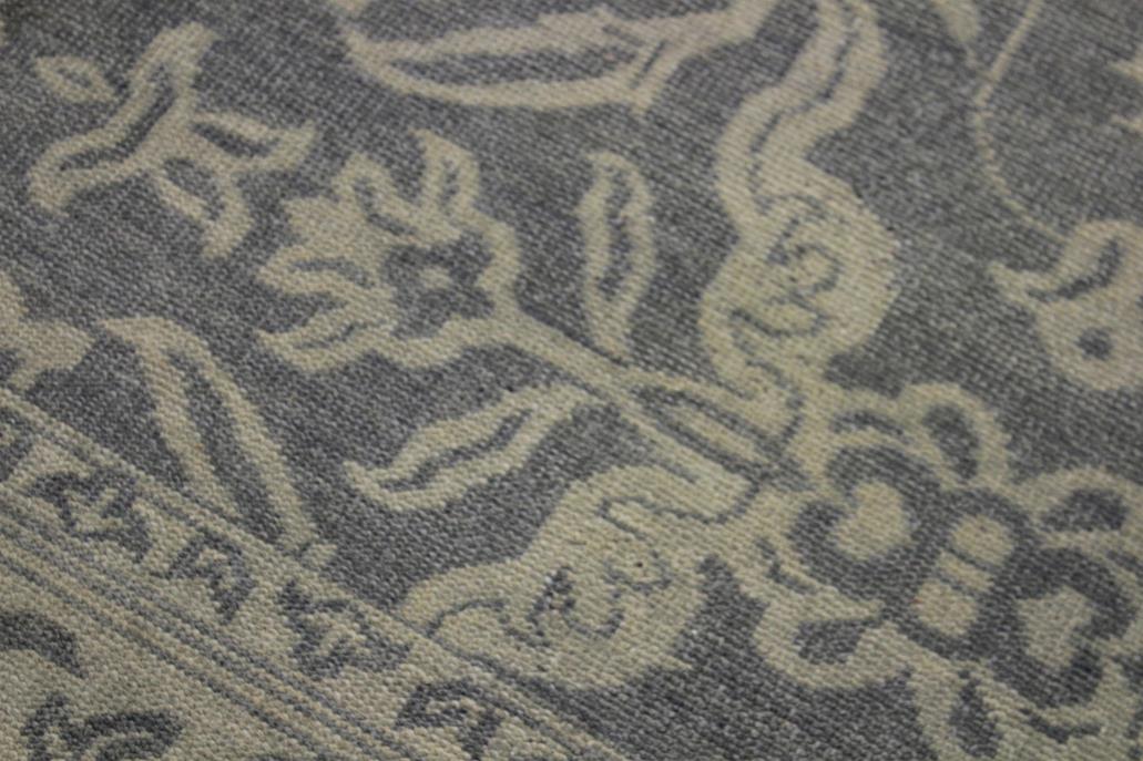 handmade Traditional Ziegler Gray Green Hand Knotted RECTANGLE 100% WOOL area rug 8x11