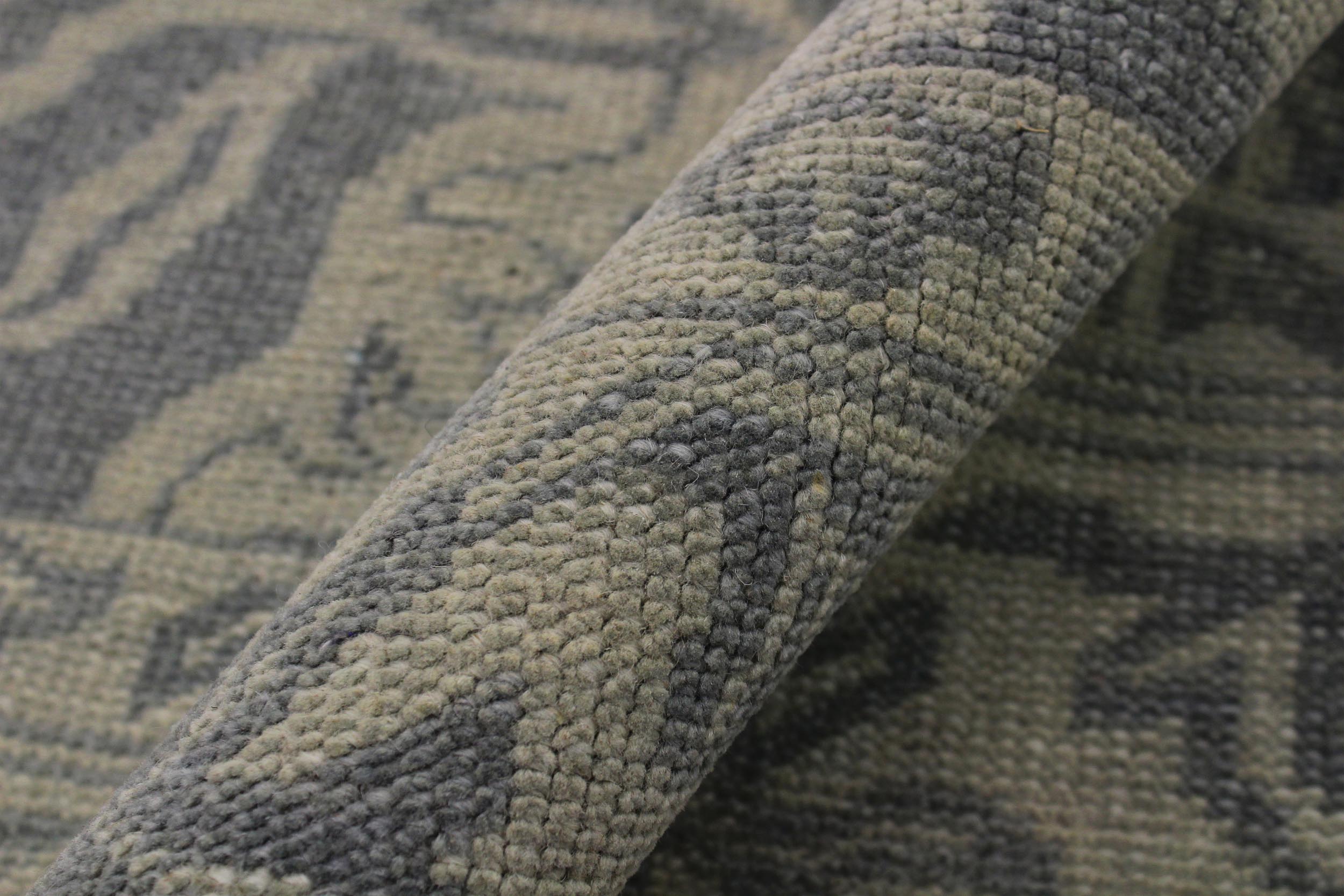 handmade Traditional Kafkaz Gray Green Hand Knotted RECTANGLE 100% WOOL area rug 8' x 11'