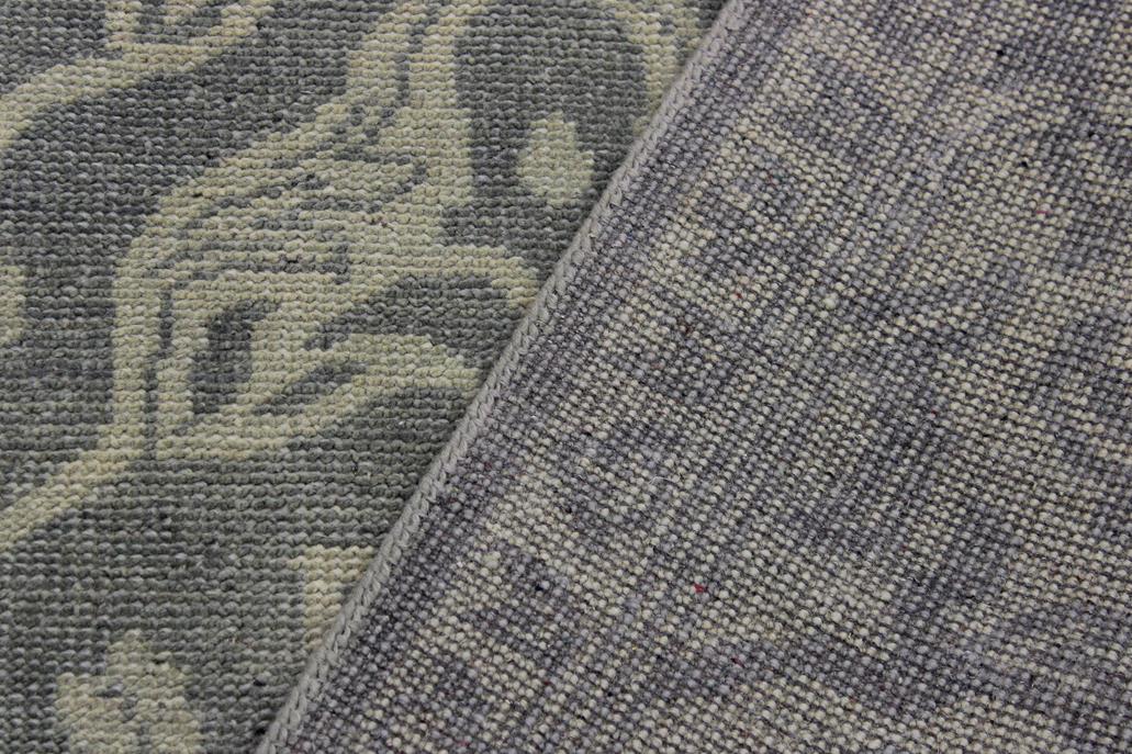 handmade Traditional Ziegler Gray Green Hand Knotted RECTANGLE 100% WOOL area rug 8x11