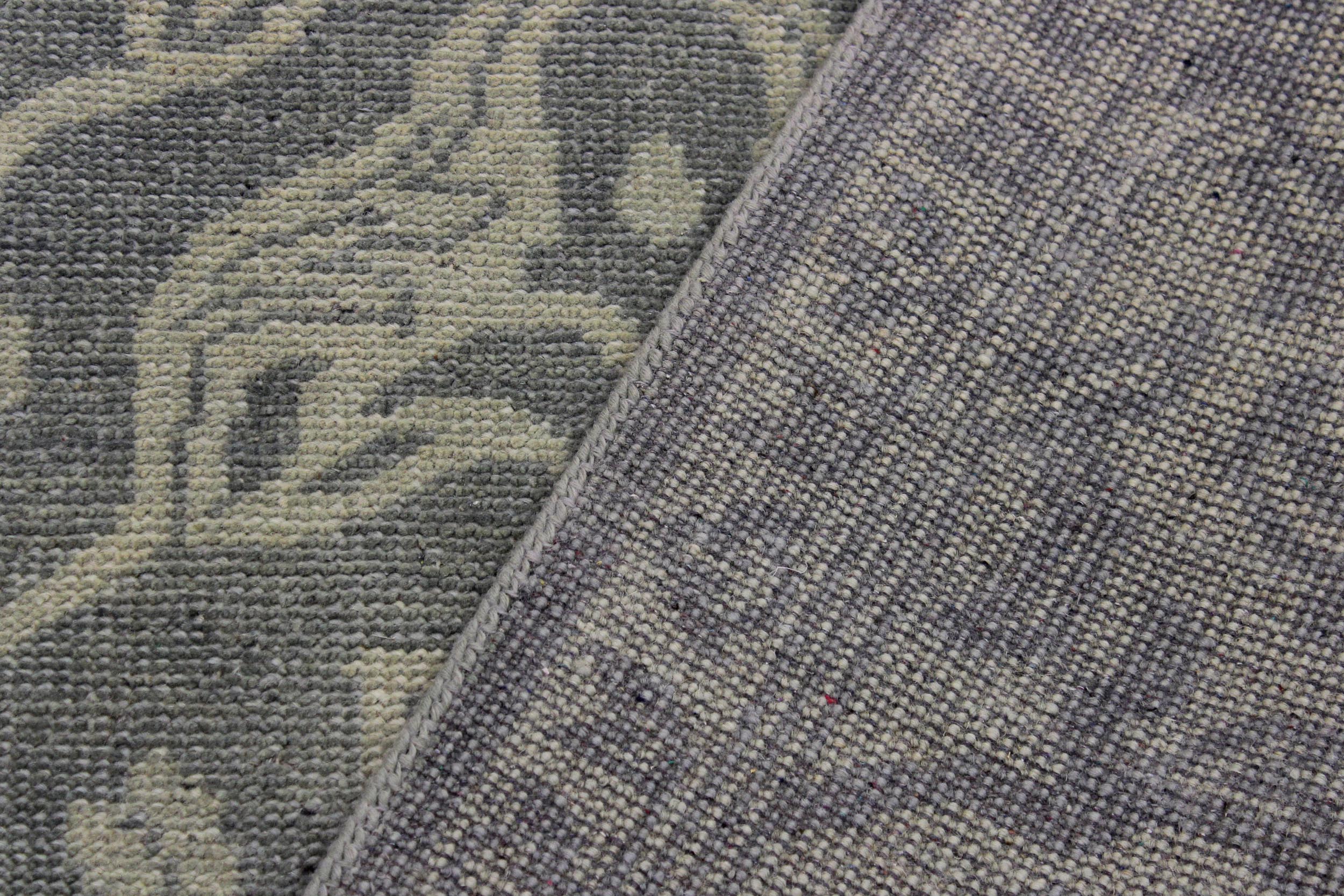 handmade Traditional Kafkaz Gray Green Hand Knotted RECTANGLE 100% WOOL area rug 8' x 11'
