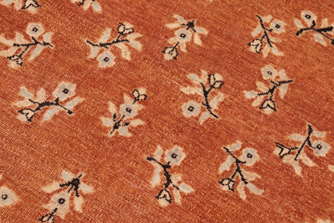 handmade Transitional Kafkaz Rust Black Hand Knotted RECTANGLE 100% WOOL area rug 6' x 9'