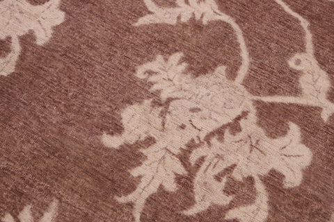 handmade Modern Kafkaz Brown Tan Hand Knotted RECTANGLE 100% WOOL area rug 6' x 9'