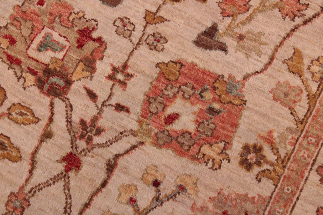 handmade Traditional Kafkaz Beige Lt.orange Hand Knotted RECTANGLE 100% WOOL area rug 6 x 9