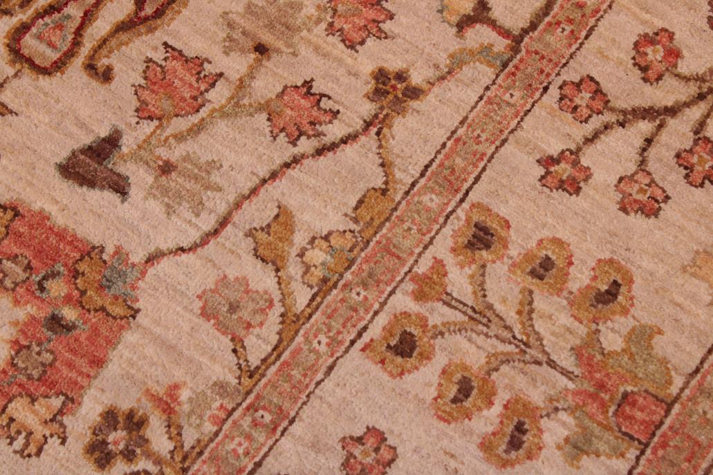 handmade Traditional Kafkaz Beige Lt.orange Hand Knotted RECTANGLE 100% WOOL area rug 6 x 9