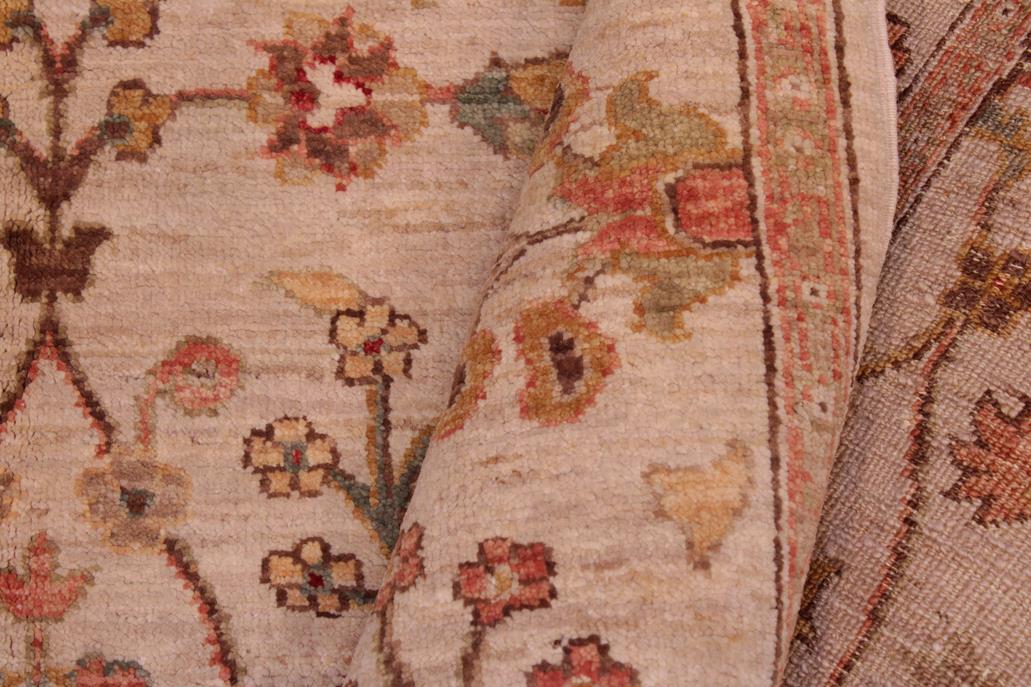 handmade Traditional Kafkaz Beige Lt.orange Hand Knotted RECTANGLE 100% WOOL area rug 6 x 9