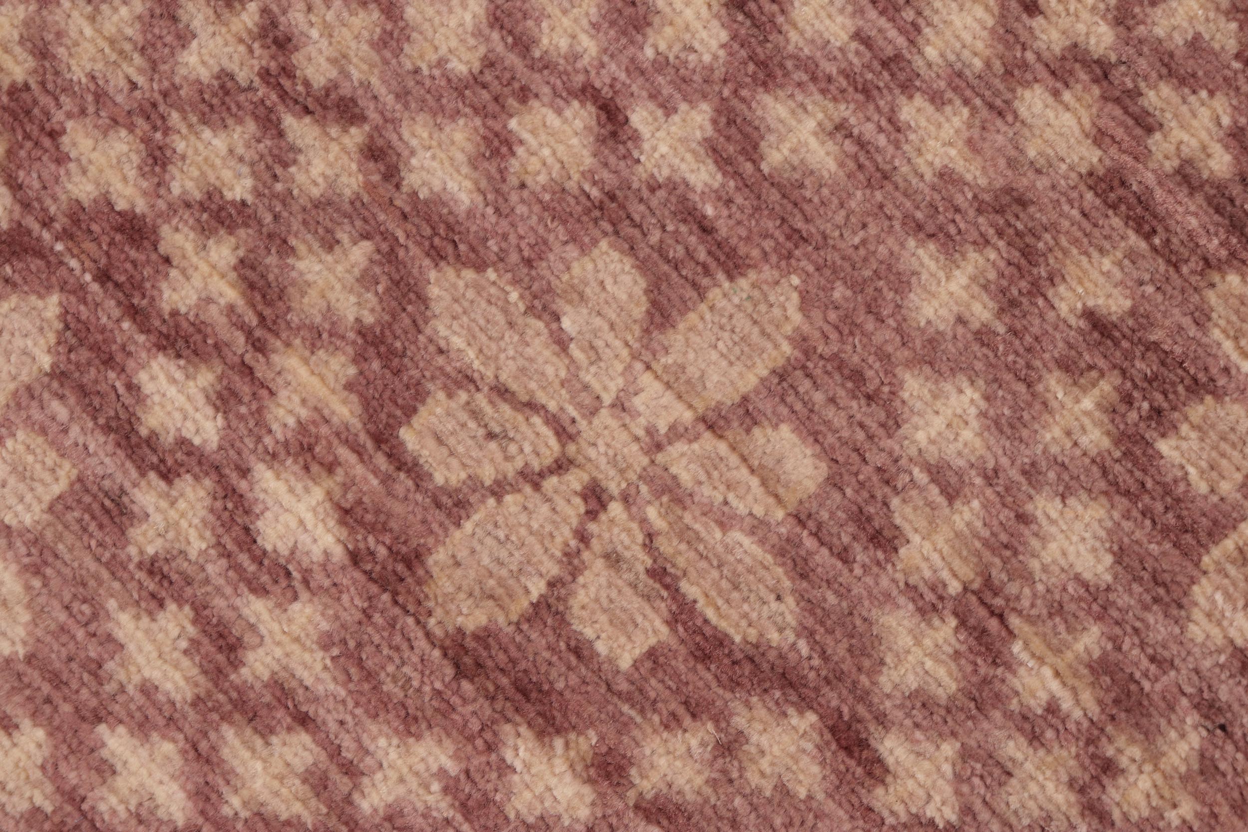 handmade Modern Kafkaz Red Brown Hand Knotted RECTANGLE 100% WOOL area rug 6' x 9'