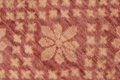 handmade Transitional Kafkaz Red Brown Hand Knotted RECTANGLE 100% WOOL area rug 6 x 9