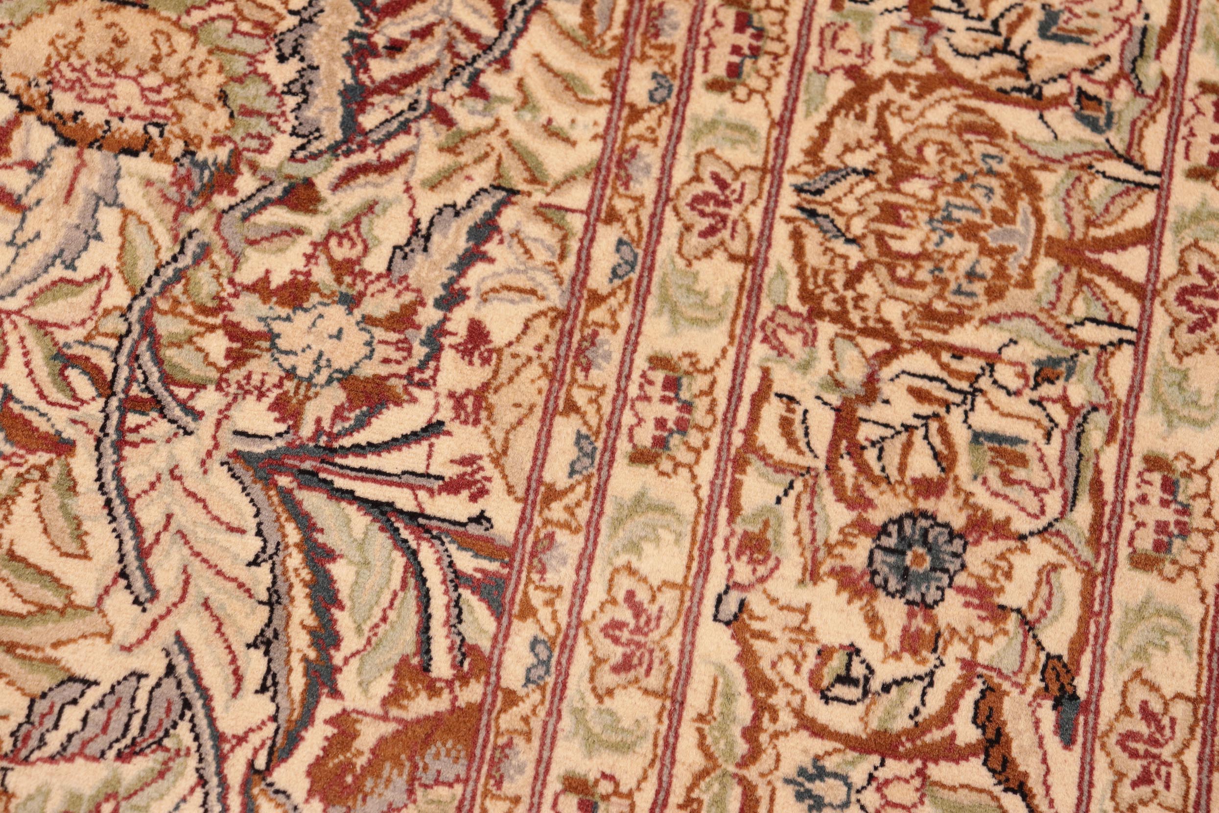 handmade Transitional Nagi Beige Gold Hand Knotted RECTANGLE 100% WOOL area rug 6x9