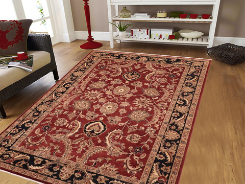 handmade Traditional Kafkaz Red Blue Hand Knotted RECTANGLE 100% WOOL area rug 6x9