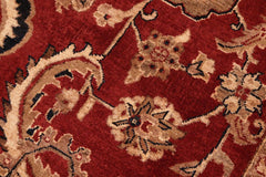 handmade Traditional Kafkaz Red Blue Hand Knotted RECTANGLE 100% WOOL area rug 6 x 9