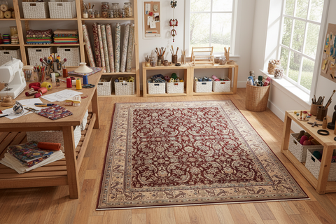 handmade Transitional Kafkaz Copper Tan Hand Knotted RECTANGLE 100% WOOL area rug 6' x 9'