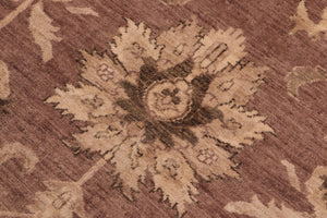 Bohemian Ziegler Carley Brown/Tan Hand Knotted Wool Rug - 6'2'' x 8'10''