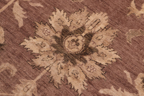 Bohemian Ziegler Carley Brown/Tan Hand Knotted Wool Rug - 6'2'' x 8'10''
