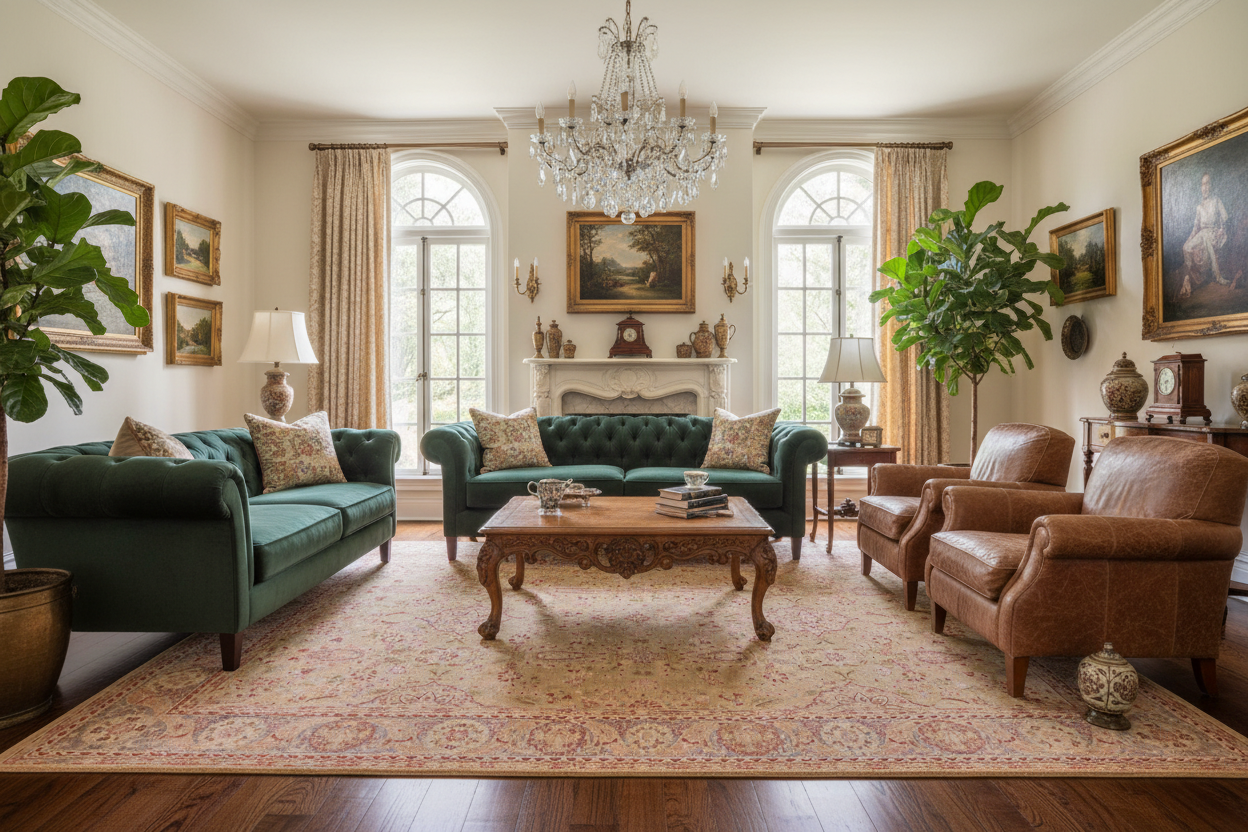 handmade Transitional Sultanabad Lt. Green Gray Hand Knotted RECTANGLE 100% WOOL area rug 6x9